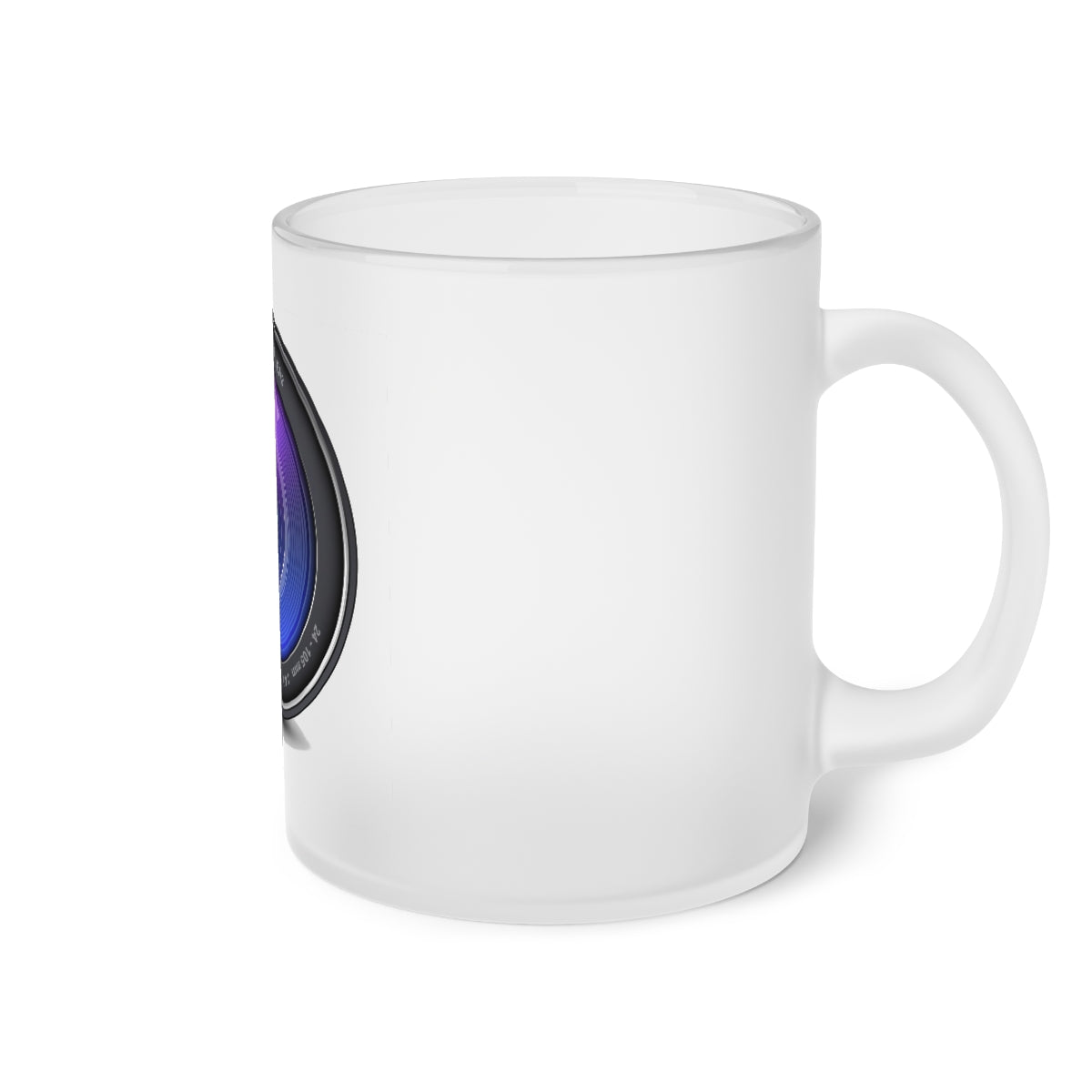 Lens- Frosted Glass Mug