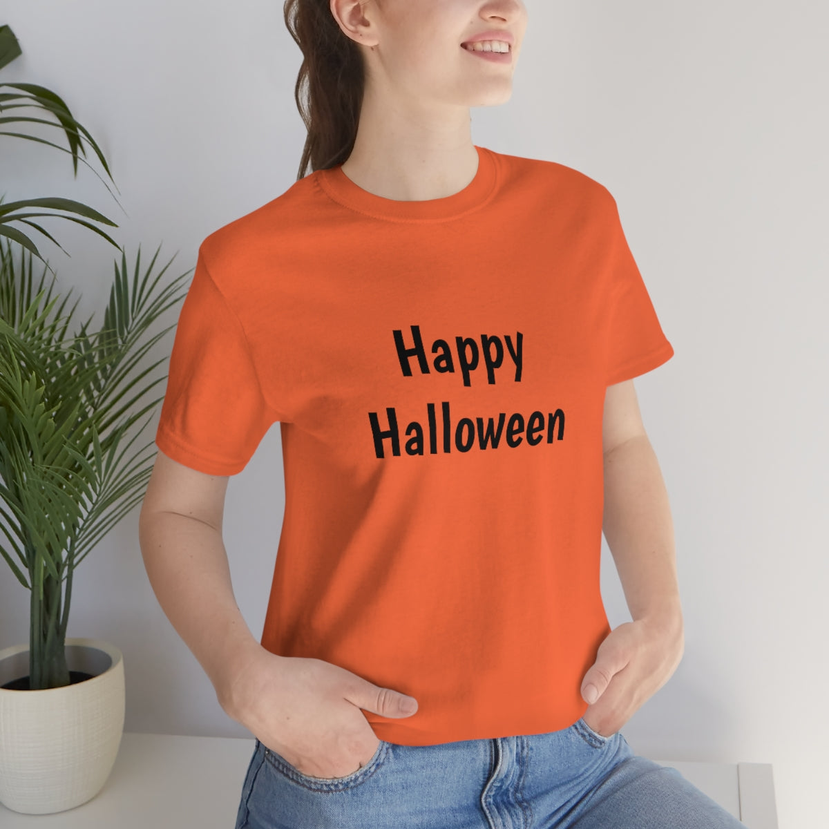 Happy Halloween- Unisex Jersey Short Sleeve Tee