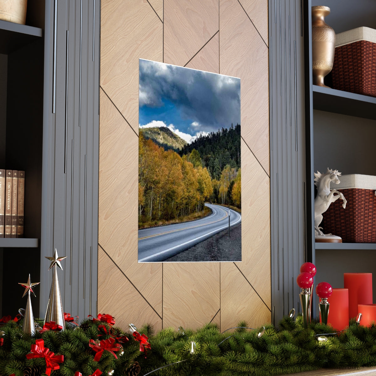 Have you ever drivin CA Highway 88 during the fall? This is a photograph of Hope Valley in the Sierra Nevada Mountains just south of Lake Tahoe. Introducing the perfect means to print art on – the premium matte vertical posters.