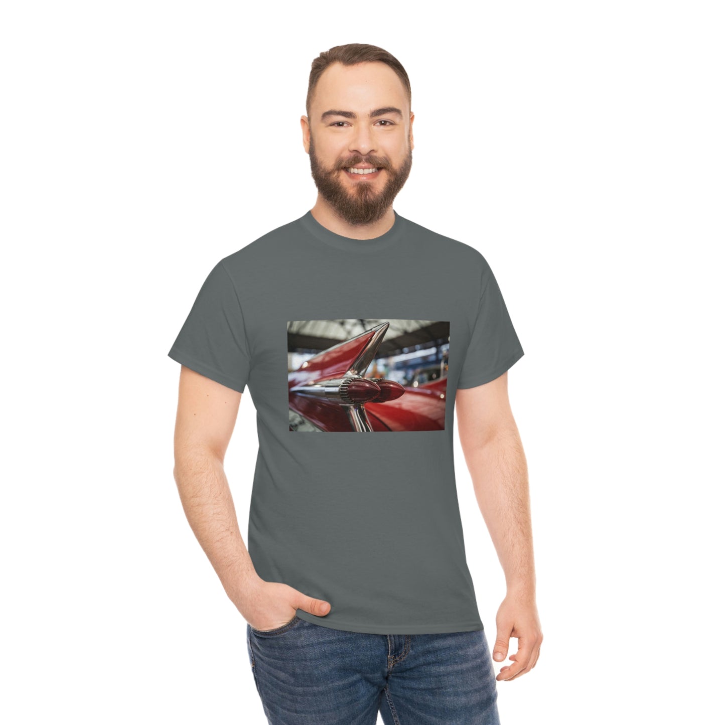 Cadillac-Unisex Heavy Cotton Tee