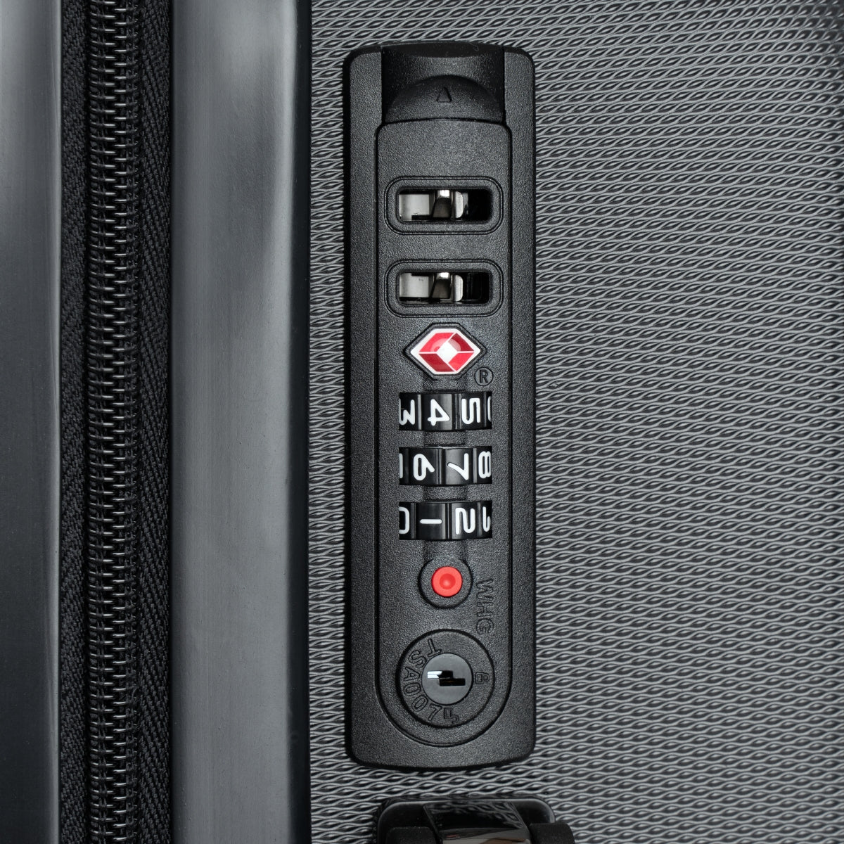 Suitcases with Destination Travel Stickers