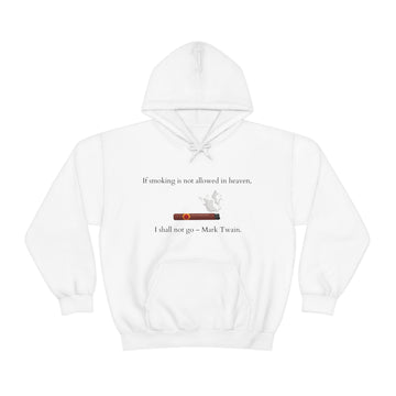 Mark Twain Smoking Hoodie Unisex Heavy Blend™ Hooded Sweatshirt