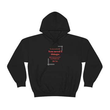 Ignorance and Confidence- Unisex Heavy Blend™ Hooded Sweatshirt