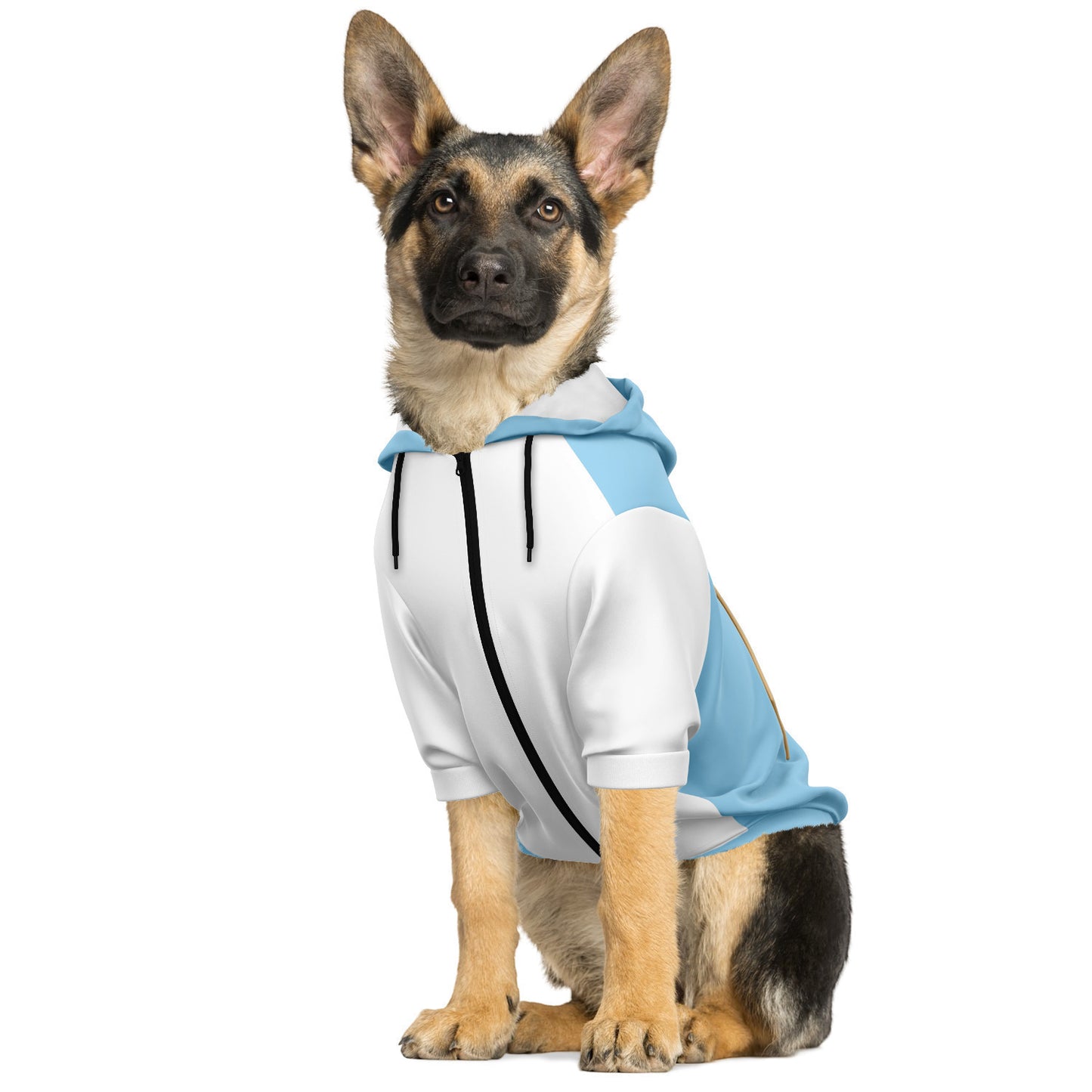 "My Best Friend" Fashion Dog Zip-Up Hoodie - AOP
